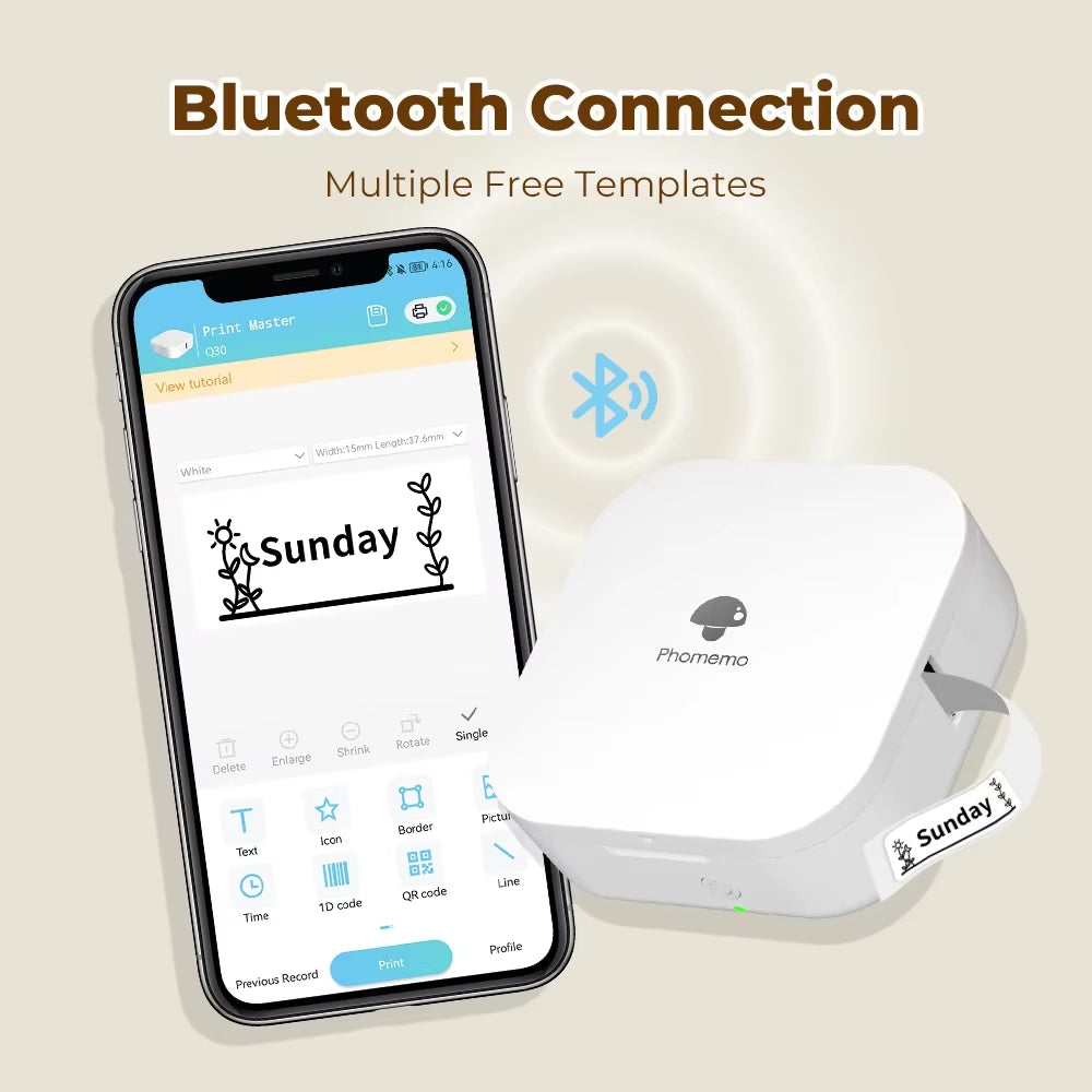PocketPrint™ Wireless Label Maker